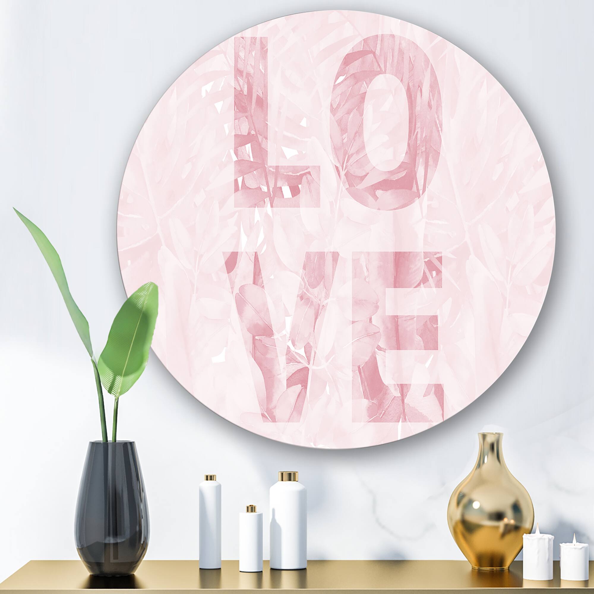 Designart - Pink Pastel Love